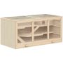 Rodent cage PawHut 115x57x55cm., light brown