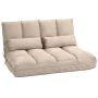 Floor sofa bed Homcom 102x73x60cm., beige