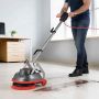 Floor scrubbing and polishing machine VEVOR BH-5H2E550-02, 3 pads and 3 brushes, 119.5 × 40 × 25 cm