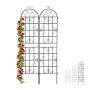 Grotelės vijokliniams augalams Relaxdays 10030852_1246, 2 vnt, 220 × 50 × 1,5 cm