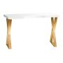Beauty table Momo 04, White/gold