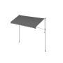 Awning 120x400x300cm., dark gray