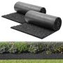 Резиновый мульчирующий мат VEVOR HJ6002-2, 2 рулона, Чёрный, 244 × 59 × 1,3 см