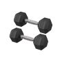 Hantelių rinkinys SONGMICS, 2 vnt., 10 kg, 28 × 10,5 × 9,5 cm