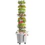 Hydroponic tower VEVOR VV1-10C-EU, 10 tiers, 50 capsules, 35 × 132 × 35 cm