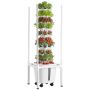 Hydroponic tower VEVOR VV2-9C-EU, 9 tiers, 45 capsules, White, 35 × 122 × 35 cm