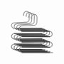 S-shaped trouser hangers 4pcs.
