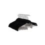 Set of trousers hangers, 12 pcs., black
