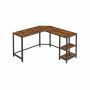 Industrial-look corner desk