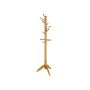 Solid oak clothes rack, 11 hooks