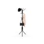 Black metal hat stand 182 cm