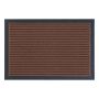 Įėjimo kilimėlis Relaxdays 10054049_9463, 1 vnt, Rudos/juodos spalvos, 60 × 40 × 1 cm
