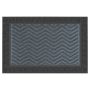 Įėjimo kilimėlis Relaxdays 10054049_9472, 1 vnt, Juodos/pilkos spalvos, 60 × 40 × 1 cm
