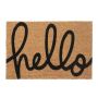 Įėjimo kilimėlis Relaxdays, su užrašu „Hello“, 60 × 1,5 × 40 cm