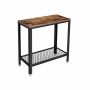 Side table LET31BX, brown/black