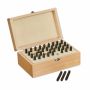 Įspaudimo antspaudų rinkinys Relaxdays 10048468.0, 36 vnt., 3 mm, 18 × 7 × 11,5 cm