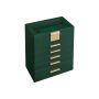 Jewelry box 16.3x25.1x29cm., dark green