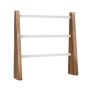 Wall-mounted jewelry holder, brown/white
