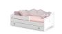 Children's bed Emma with mattress and drawer 164 cm x 85 cm x 70 cm