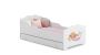 Children's bed Anna with drawer and mattress 164 cm x 85 cm x 63 cm, princess