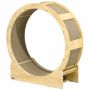 Cat running wheel/scratching post PawHut 91x33.5x94cm., light brown