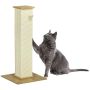 PawHut cat crate 38x38x80cm., light brown/cream color