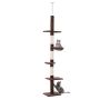 Cat crate PawHut 40x34x260cm., brown/cream color