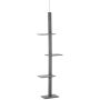 PawHut cat crate 43x27x260cm., gray