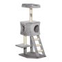 Cat house PawHut 50x40x120cm., gray/cream color