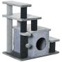 Cat house PawHut 60x40x66cm., gray/dark gray