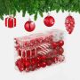 Kalėdiniai žaisliukai Relaxdays, 72 vnt