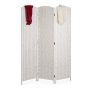 Kambario pertvara Relaxdays 10035324_49, 3 paneliai, Balta, 120 × 170 × 2 cm