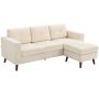 Kampinė sofa, dvipusė, L formos, 192 × 84 × 137 cm