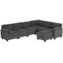 Kampinė sofa, U formos modulinė, 292 × 85 × 224 cm