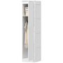 Corner wardrobe, with clothes rail, White, 40 × 180 × 52 cm