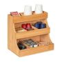 Kavos ir arbatos organizatorius Relaxdays, 9 skyriai, 26,5 × 24 × 17,5 cm