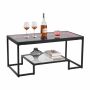 Coffee table VEVOR ZH630, 2 tiers, 100 × 51 × 48 cm