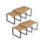 set of folding kitchen organizers