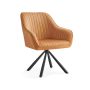 Bar stool 60x60x81.5cm., brown/black