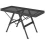 Camping table, Adjustable height, 90 × 48–58 × 40.5 cm