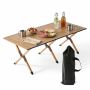 Kempingo stalas Relaxdays, sulankstomas, 120 × 44 × 60 cm