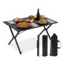 Kempingo stalas Relaxdays, sulankstomas, 90 × 44 × 60 cm