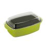 Kepimo forma Relaxdays 10036930.0, su stikliniu dangčiu, 39,5 × 15 × 22,5 cm