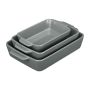 Kepimo indai Relaxdays, 3 vnt, Pilka, 4,5 × 22,5 × 13,5 cm; 5,5 × 28 × 17 cm; 6 × 33 × 20 cm