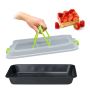 Kepimo skarda su dangčiu Relaxdays, 3 viename, 40,5 × 8 × 32,5 cm
