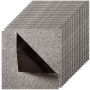 Carpet tiles VEVOR, 10 pcs, Brown, 457.2 × 457.2 × 12 mm