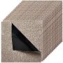 Carpet tiles VEVOR SXP-HPD-02, 10 pcs, Brown, 457.2 × 457.2 mm