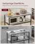 Kitchen shelf 60x120x90cm., black/gray