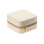Handmade jewelry box JBC146BE, cream color
