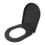 Klozeto dangtis Relaxdays, D forma, Pilka, 36 × 42 × 4 cm